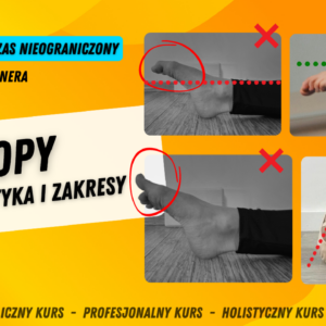 2-miesięczny kurs online "STOPA": estetyka zakresu łuku stopy, powiększenie mobilizacji stawu skokowego + NOWE ZAKRSY