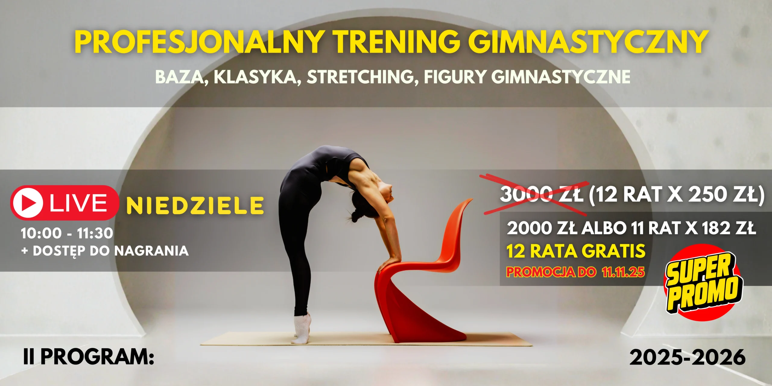 II program: niedziele live 10:00-11:30 (2025-2026)