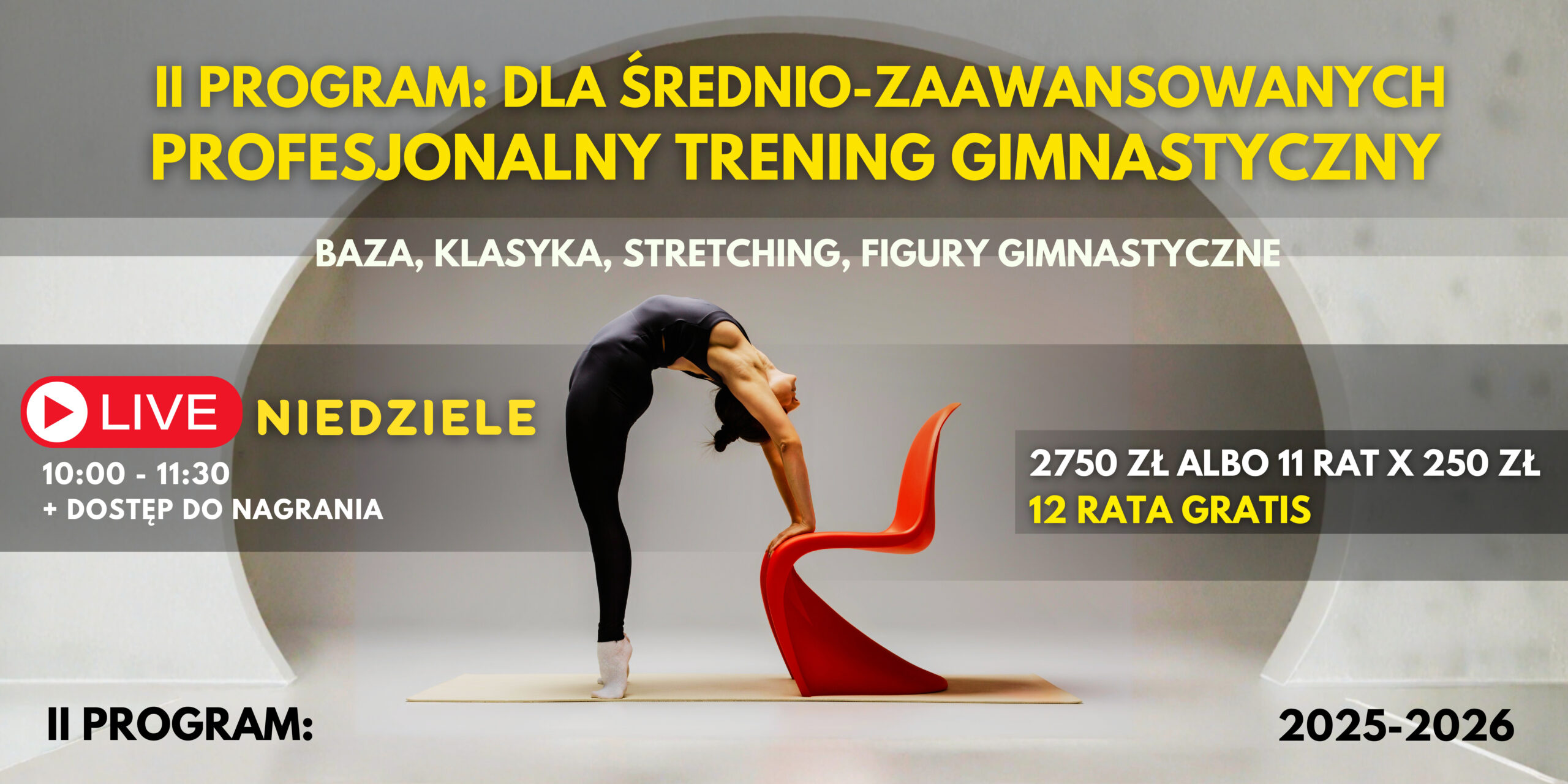 II program: niedziele live 10:00-11:30 (2025-2026)